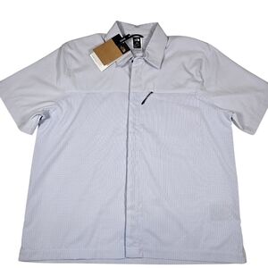 NWT The North Face Womens Lightrange UV Hiking S/S Shirt Mystic Haze, Size Large